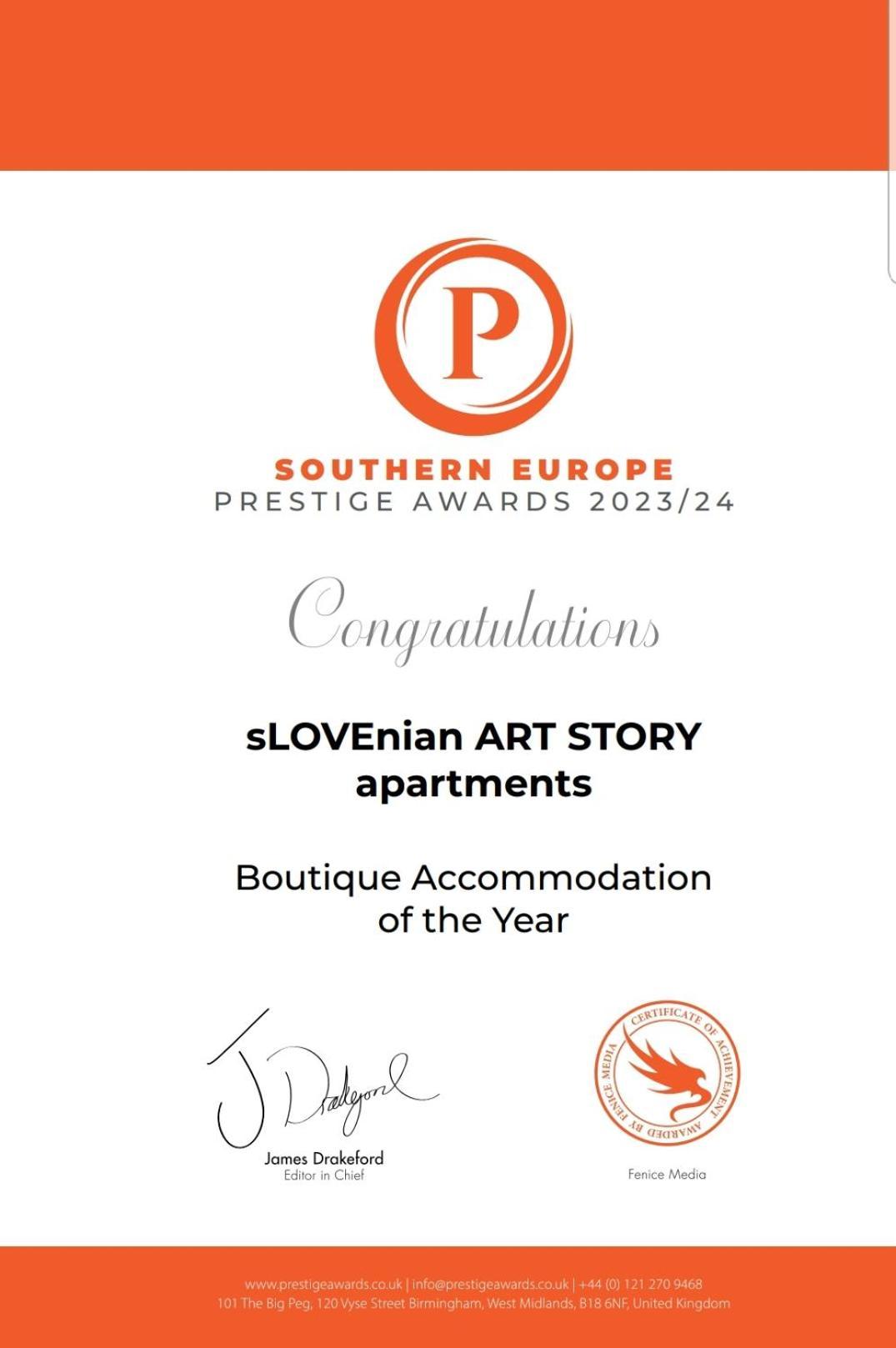 Appartamento Slovenian Art Story Lubiana Esterno foto